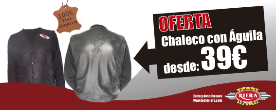 chaleco piel